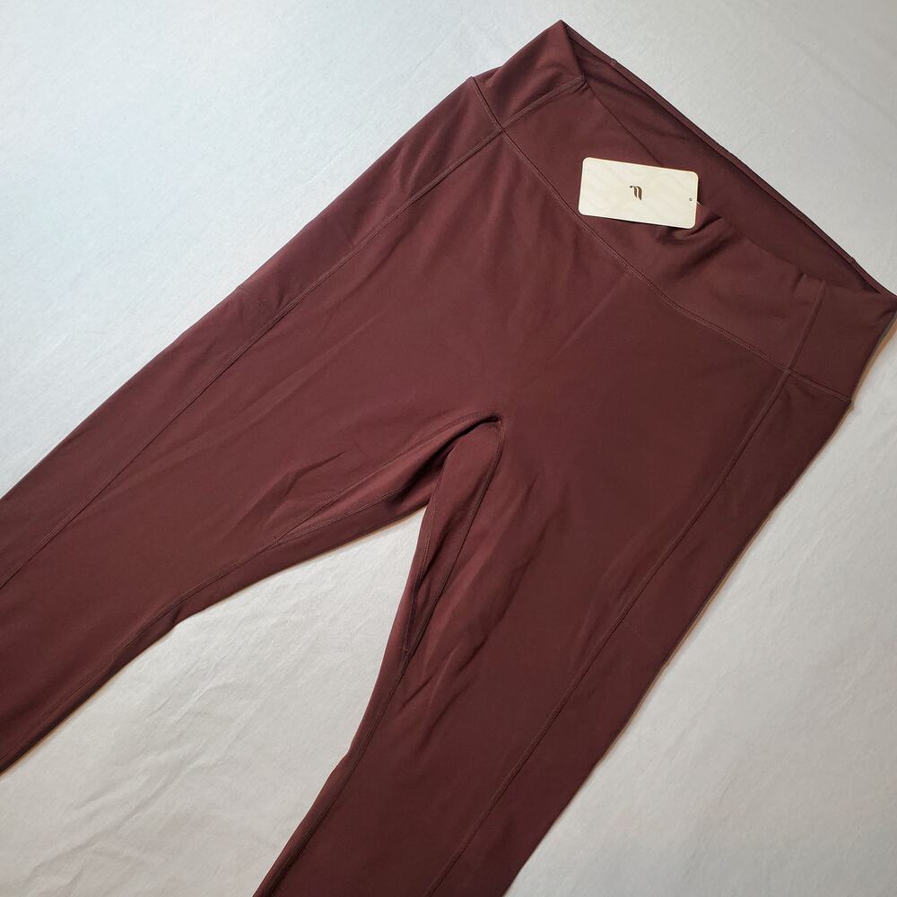 Fabletics Women's Size 3X NWT Trinity High-Waisted Utility Legging Burgundy